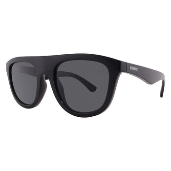 Dark Grey Square Men's Sunglasses BE4459U 300187 55