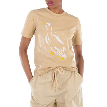 Duck Printed Crewneck Cotton T-Shirt Duck Printed Crewneck Cotton T-Shirt