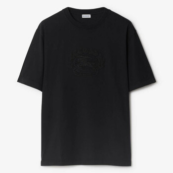 Burberry Shield Crewneck Cotton T-Shirt, Size Medium 8088177