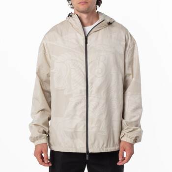 Versace Barocco Sea Hooded Windbreaker Jacket, Brand Size 46 ( US