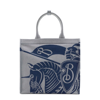 Burberry Equestrian Knight Logo Printed Transparent Tote Bag