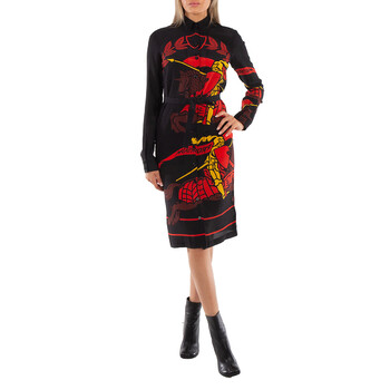 ワンピース Burberry SS23 SILK CHEMISIER DRESS (8069648_B5650) Burberry SS23 SILK CHEMISIER DRESS (8069648_B5650) (Burberry