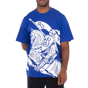 Burberry Equestrian Knight Crewneck Cotton T-Shirt, Size