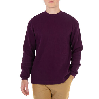 【送料&関税込】Burberry Logo Embroidered Ribbed Sweatshirt Cotton sweatshirt with logo embroidery BURBERRY - Nugnes1920