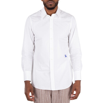 【BURBERRY】men's ストライプ 半袖シャツ ユニセックス white burberry shirt for men 16-41 pink and white stripe | eBay