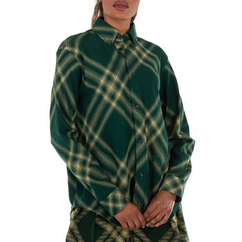 Burberry Ombre Check EKD Wool Shirt, Size XX-Large 8082500