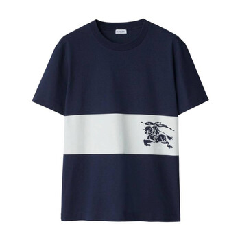 Burberry EKD Print Cotton T-Shirt, Size Large 8089743 - Clothing