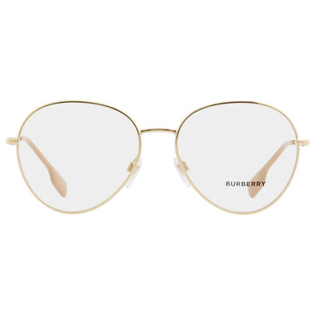 BURBERRY ヒアキャットアイクラス BE1367 1109 BURBERRY Eyeglasses BE 1367 1109 Bea Light Gold at Amazon