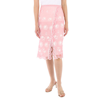 スカート BURBERRY EMBROIDERED SILK SKIRT Burberry Skirts for Women | Online Sale up to 50% off | Lyst