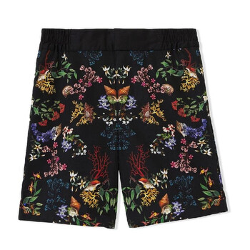 Floral-Print Cotton Shorts