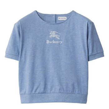 Burberry Kids Oak Motif Print Chambray Shirt, Size 8Y 8071082