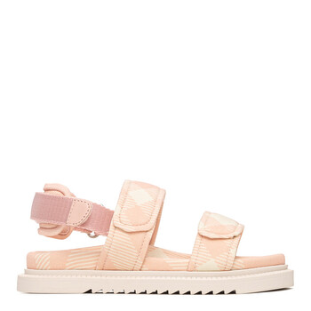 Burberry Kids Jamie Check Pattern Sandals, Brand Size 31