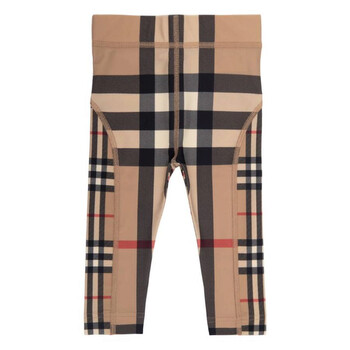 Burberry ワンピース Burberry Girls Archive Beige Check Stretch Sleeveless Cotton