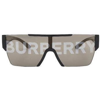 Gold with silver Burberry Shield Men's Sunglasses BE4291 3001G 38 Gold with silver Burberry Shield Men's Sunglasses BE4291 3001G 38