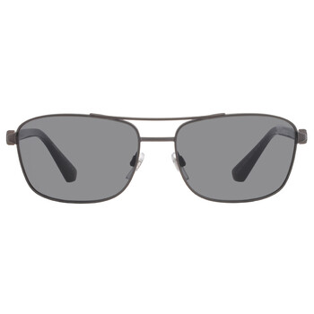 Grey Rectangular Men's Sunglasses BE3163 131687 60 Grey Rectangular Men's Sunglasses BE3163 131687 60