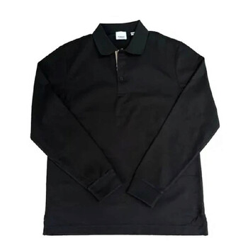 Burberry Hartford Long Sleeve Check Polo Shirt, Size X-Large