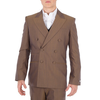Burberry Lee Double-Breasted Wool Blazer, Brand Size 44R (US