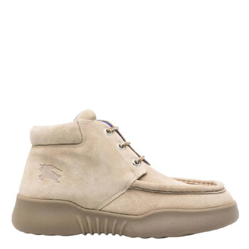 スニーカー BURBERRY Cream Suede Chance Ankle Boots Burberry Cream Suede Chance Ankle Boots | italist