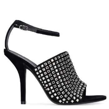 Alexander Mcqueen Armadillo 95 mm Twisted Satin Sandals