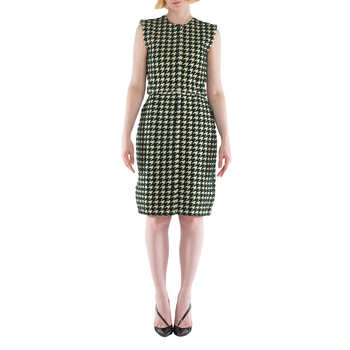ワンピース Burberry SS24 LINEN DRESS (8086911 A1273) Burberry Cotton Linen Dress, Brand Size 4 ( US Size 2