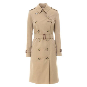 Burberry The Long Chelsea Heritage Belted Trench Coat, Brand Size