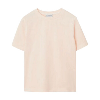 Burberry Kids Logo Embroidery Cotton T-Shirt, Size 8Y
