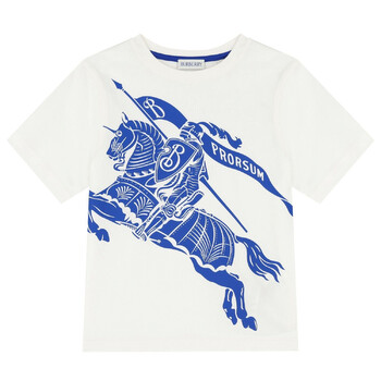 Burberry Kids Cedar Knight Cotton T-Shirt, Size 6Y 8101531
