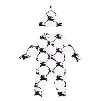 【新品未使用】Burberry baby ロンパース バーバリー BURBERRY ベビー服 ベージュ ボーイズ BURBERRY