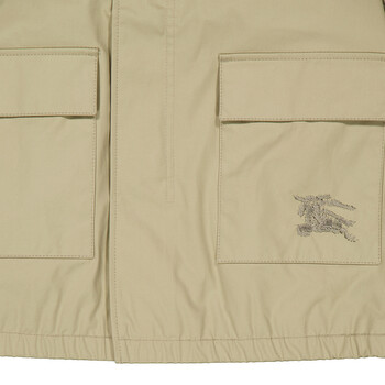 Kids Gabardine Lightweight Hooded Parka