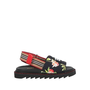 【BURBERRY】アイコンストライプキッズ2Y 92cm Burberry Kids Icon Stripe Floral Print Sandal, Brand Size 25