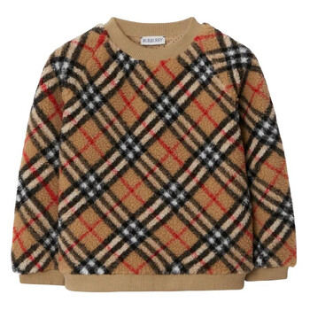 Burberry Kids Vintage Check V-neck Jumper, Size 3Y 8068391