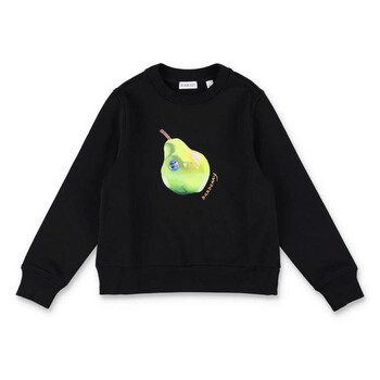 Kids Pear Printed Cotton Sweatshirt