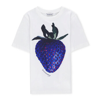 [RADINEO]★24SS★韓国人気★BLUE STRAWBERRY T-SHIRTS SUNNY JUNKY T-shirt（PURPLE） | JAN DARA RIN