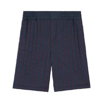 【関税＆送料込み】Burberry Ww Zam Clothing Burberry Asian Version Striped Silk Quality Shorts, Brand