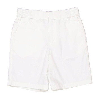 Kids White Romeo EKD Cotton Chino Shorts