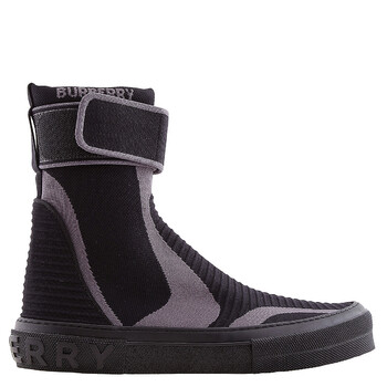 Burberry Knitted Sub High-Top Sock Sneakers, Brand Size 49 (US