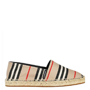 Burberry Ladies Archive Beige Icon Stripe Espadrilles, Brand  display picture 3
