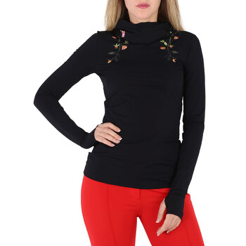 ALEXANDER MCQUEEN シッフトトロストリンクフティ 【関税込】 Alexander Mcqueen Torn Rose Long Sleeve Sweater, Size X