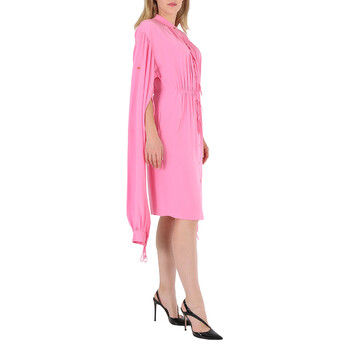 Ladies Bubblegum Pink Joyce Silk Dress