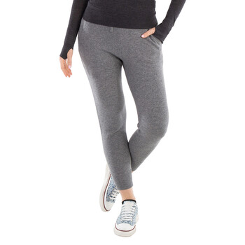 Burberry Ladies Light Grey Melange Jogger Pants, Size XX-Small