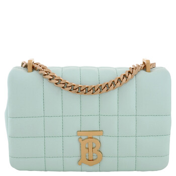 Burberry Cool Mint Quilted Small Lola Bag 8070495