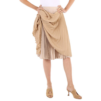 Ladies Sandbank Layered Pleated Skirt