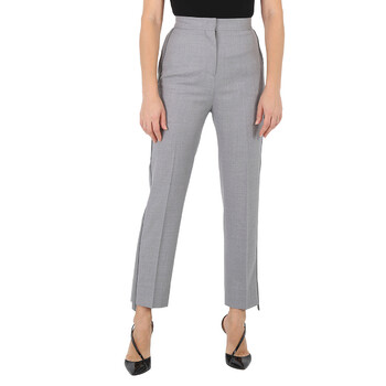 Burberry Ladies Straight Leg Tailored Wool Pants, Brand Size (US