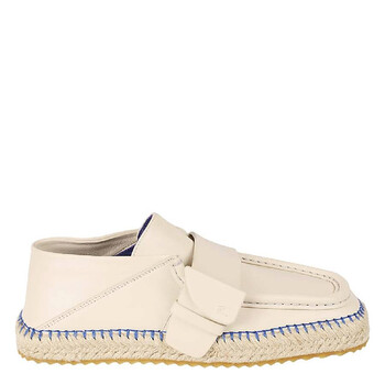 BURBERRY BLUE SUEDE ESPADRILLES MENS SIZE 40 US 8 Burberry - Checked Canvas Espadrilles - Men - Navy Burberry main image 4