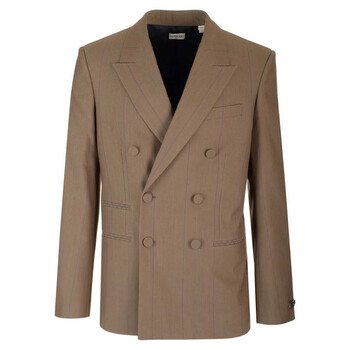 Lee Double-Breasted Wool Blazer