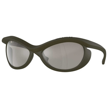 Light Grey Mirror Silver Irregular Unisex Sunglasses BE4428U 41096G 66