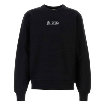 Burberry Logo Embroidered Wool Sweater, Size Medium 8101719