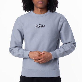 Burberry Logo Crewneck Cotton-Blend Sweatshirt, Size Large 8097823