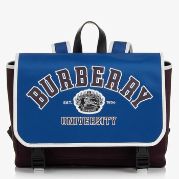Burberry Logo Print Varsity Messenger Backpack 8069260  display picture 2