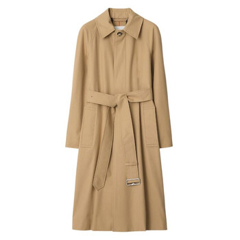 Burberry Reversible Check Wool Long Car Coat, Brand Size 4 ( US